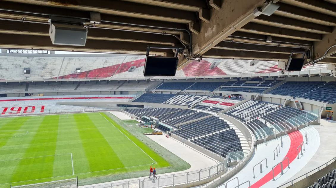 hệ thống âm thanh Electro-Voice & Dynacord cho sân vận động Estadio Mâs Monumental