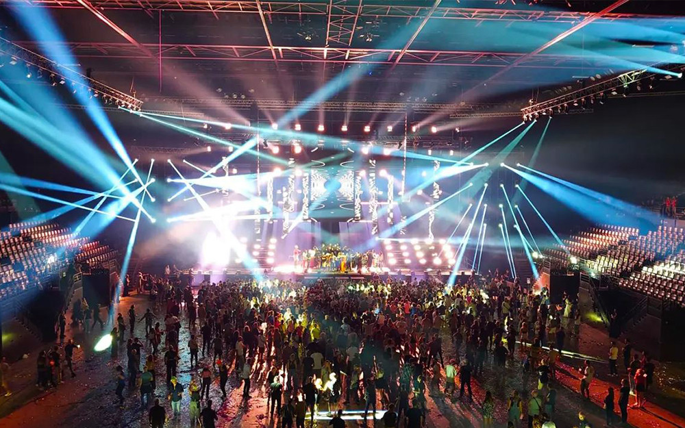 Hệ thống âm thanh trong sự kiện kỷ niệm 15 năm thành lập Sân vận động Sud de France Arena