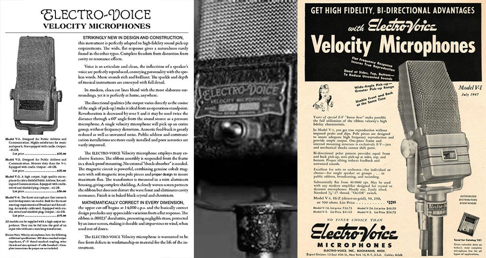 micro Electro-Voice V-1 ra đời