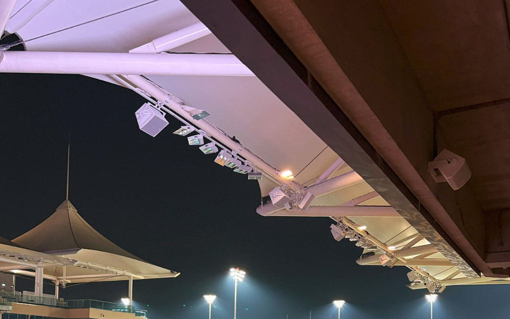 Hệ thống âm thanh đường đua Yas Marina