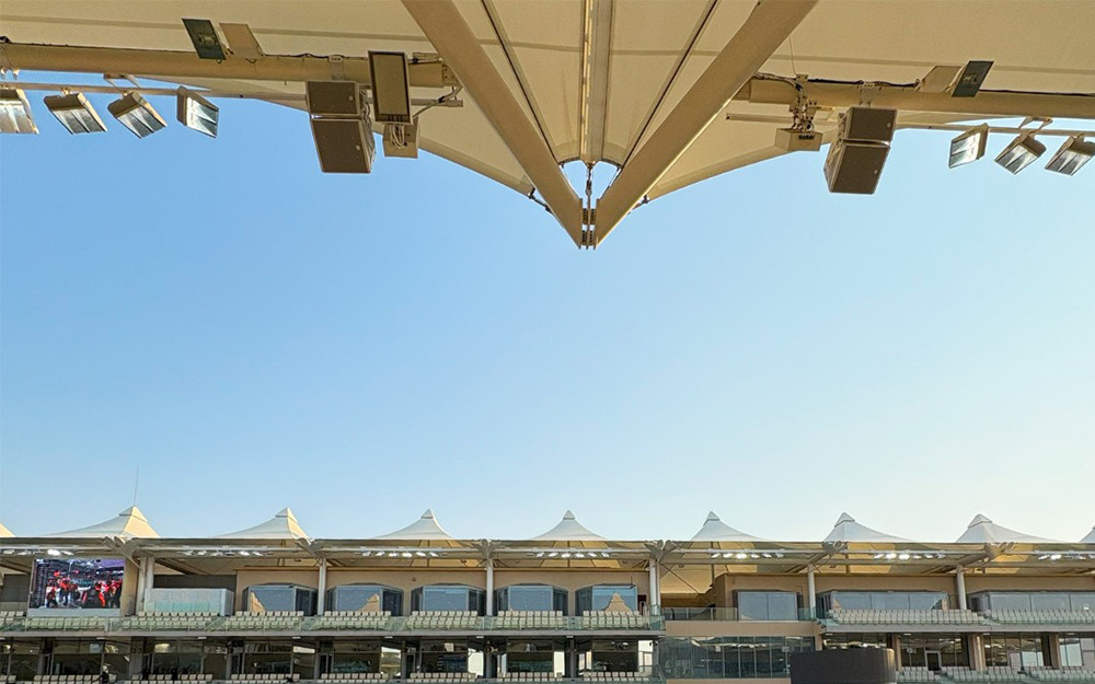 Loa Electro-Voice tại đường đua Yas Marina