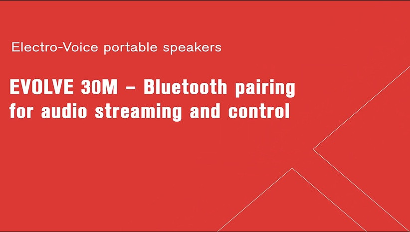 How to set up Bluetooth pairing on EVOLVE 30M