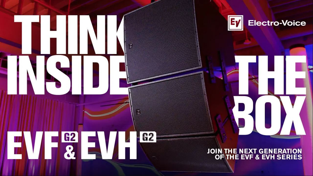 Electro-Voice ra mắt loa EVF và EVH G2 Series dành cho lắp đặt cố định