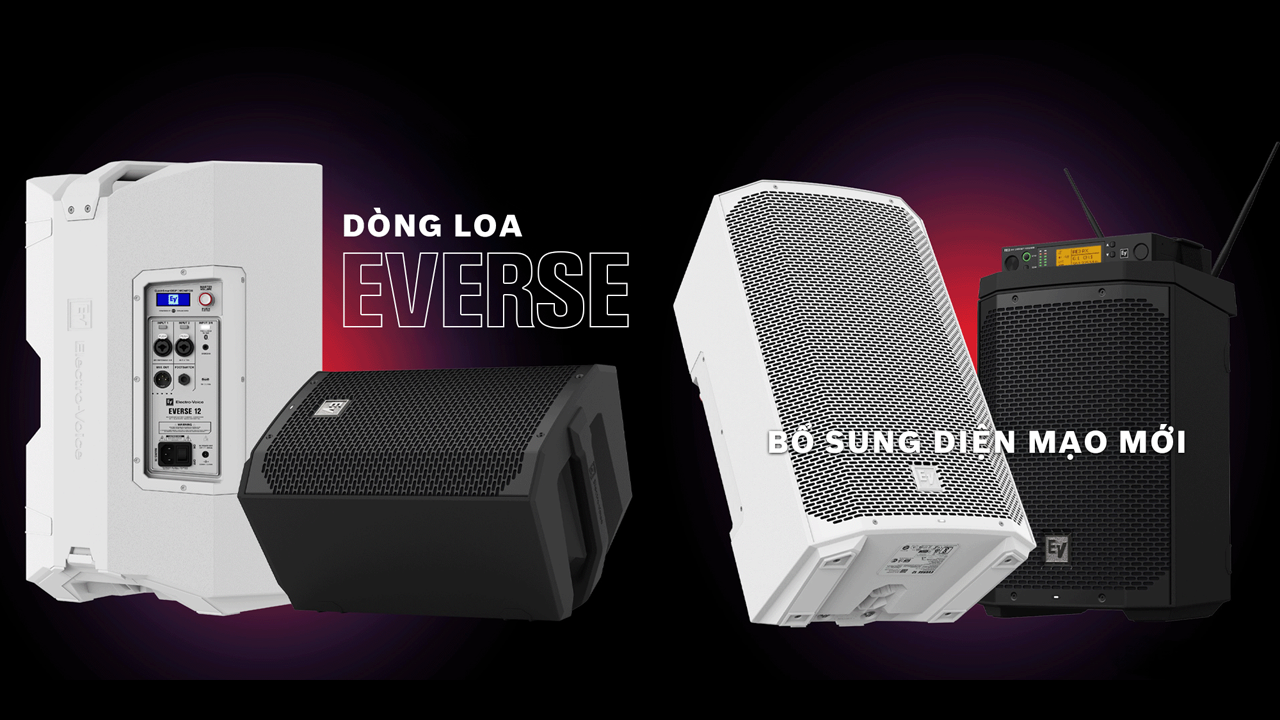 Electro-Voice ra mắt EVERSE 12: Loa chuyên nghiệp tích hợp pin thế hệ mới