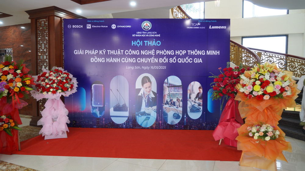 Hội thảo “Giải pháp kỹ thuật công nghệ phòng họp thông minh – Đồng hành cùng chuyển đổi số quốc gia” tại tỉnh Lạng Sơn